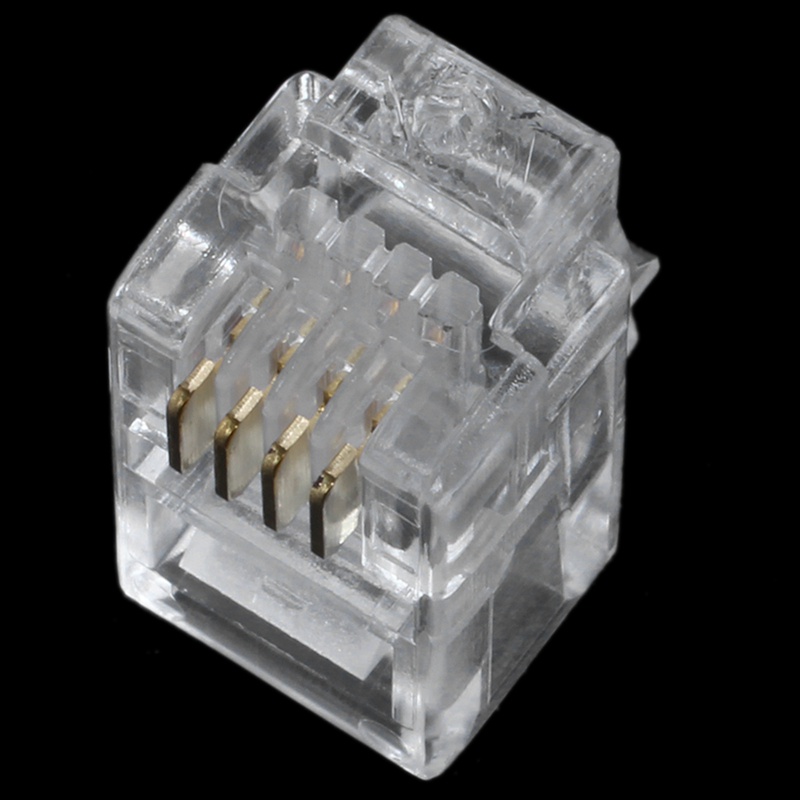 Set 30 đầu nối điện thoại 4P4C RJ9
