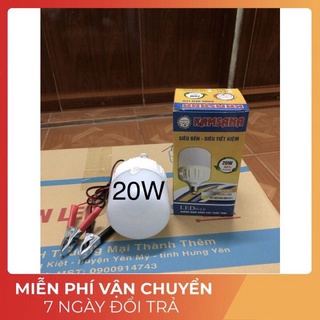 Bóng đèn LED 12V/20W kẹp bình Ắc Quy tiết kiệm điện - siêu rẻ- siêu sáng