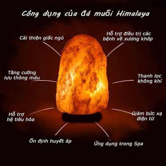 Hộp Đèn Đá Muối Himalaya Cao Cấp, Đá Muối Massage Chân Chính Nhiều Mẫu Lựa Chọn