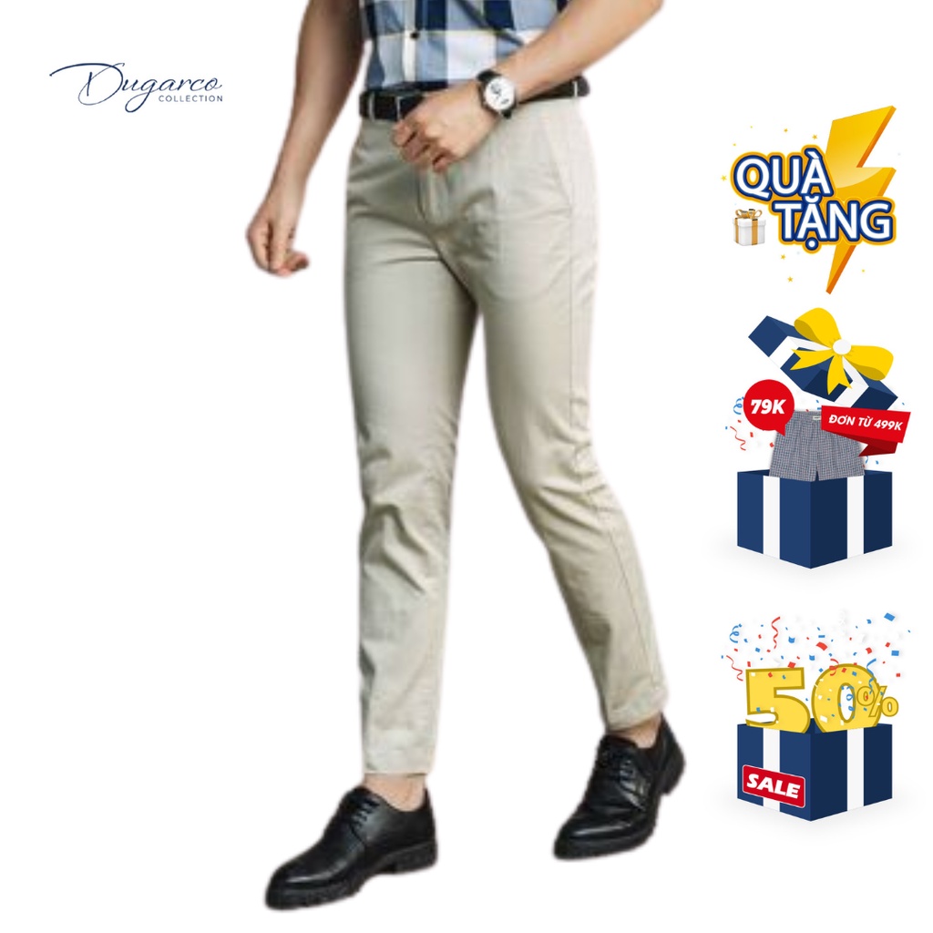 Quần Kaki Dugarco Dài Ống Suông Công Sở Nam 92cm22127