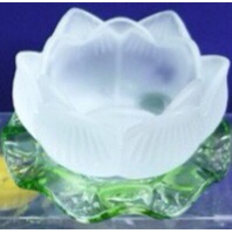 Đế nến hoa sen lưu ly nhiều màu