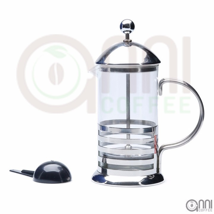 [Bình pha trà, cà phê] French Press 600ml (Inox)