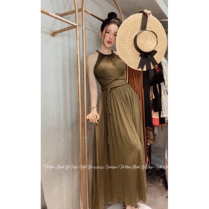 🤎  MAXI CỔ YẾM ĐAN TẾT👗👗