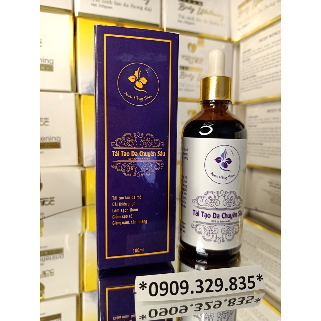 TÁI TẠO DA ĐƠN HỒNG SÂM 100 ML - SẠCH MỤN THÂM NÁM TÀN NHANG