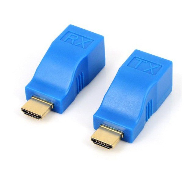 Bộ kéo dài HDMI Extender 30m qua cáp mạng Cat5E,6 chuẩn RJ45 AZONE