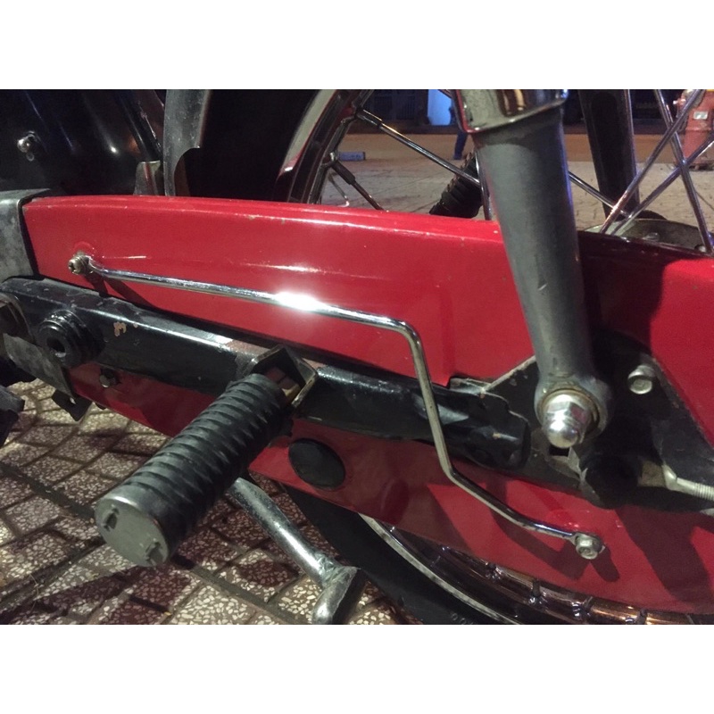 Bảo vệ carte - bọc sên xe cub chất liệu inox