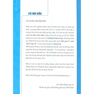 Sách - Bứt Phá 9+ Môn Vật Lí Lớp 10