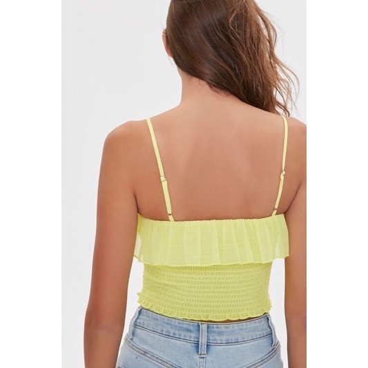 Áo dây F21 Smocked Top VNXK