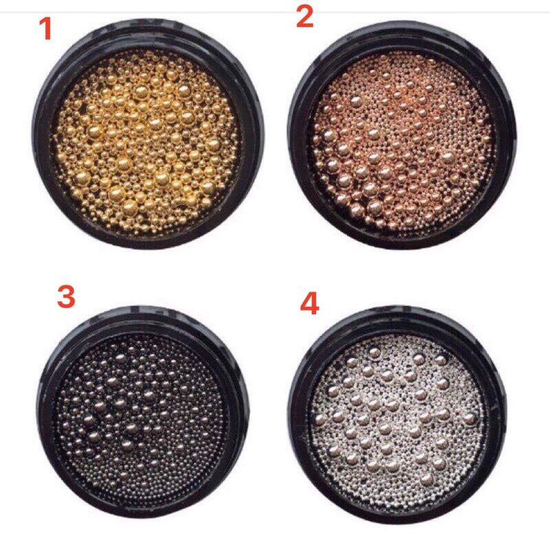 Hũ bi mix size gắn móng-phụ kiện nail