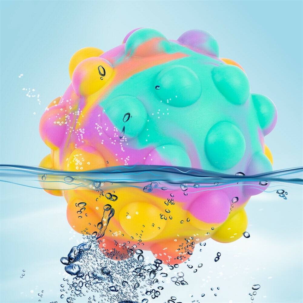 Đồ Chơi Bóng Silicone 3D Mềm Dẻo Giảm Stress Cho Bé