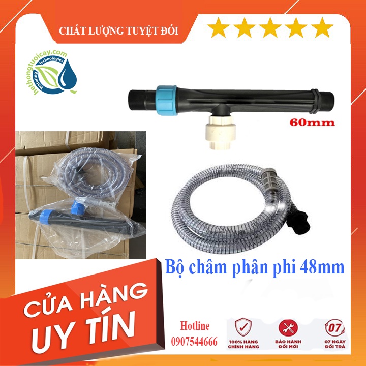Bộ Châm Phân Phi 60mm Tiết Kiệm Nhân Công