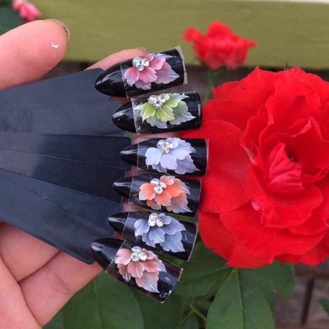 Hoa Nails - Hoa Bột - Hoa Tay
