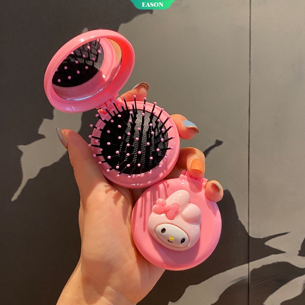 1 Gương Trang Điểm Mini Bỏ Túi Hình Cinnamoroll Hello Kitty Cinnamoroll Và My Melody Đáng Yêu Có Thể Gập Lại Cho Nữ