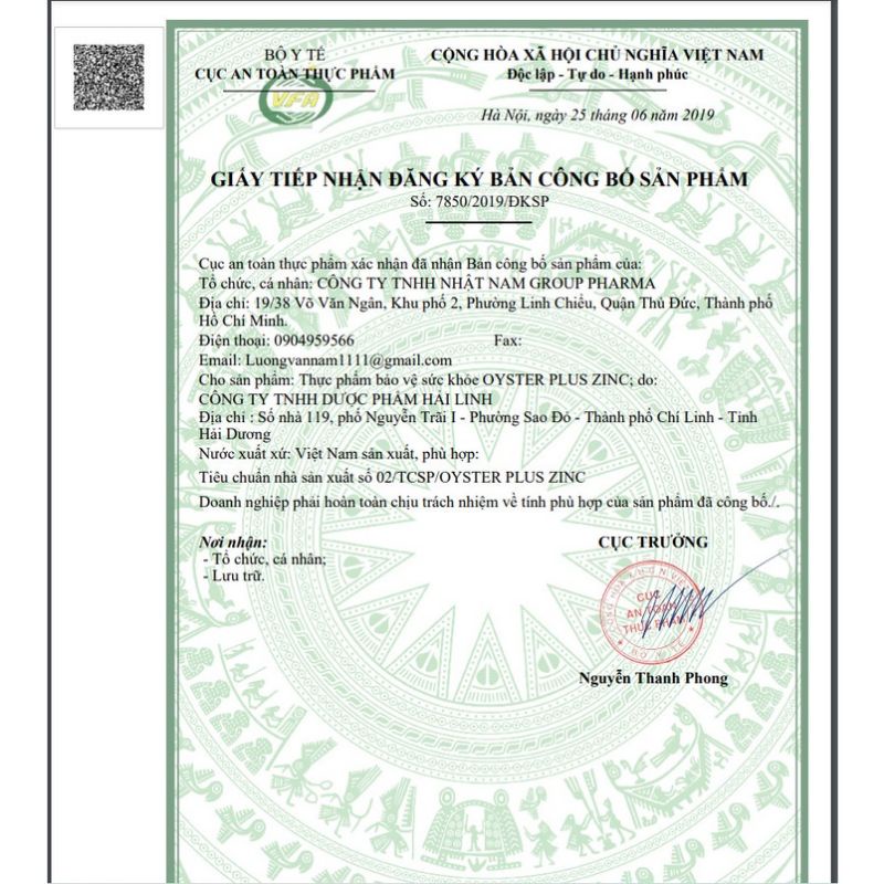 (Đủ bill) Tinh chất hàu Úc Good health Oyster Plus ZinC 60v