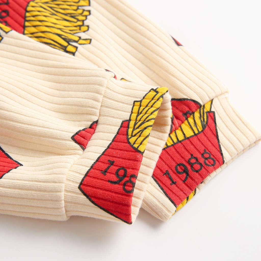 Bộ Quần Áo Sanlutoz Từ Cotton Họa Tiết Hoạt Hình Dành Cho Bé