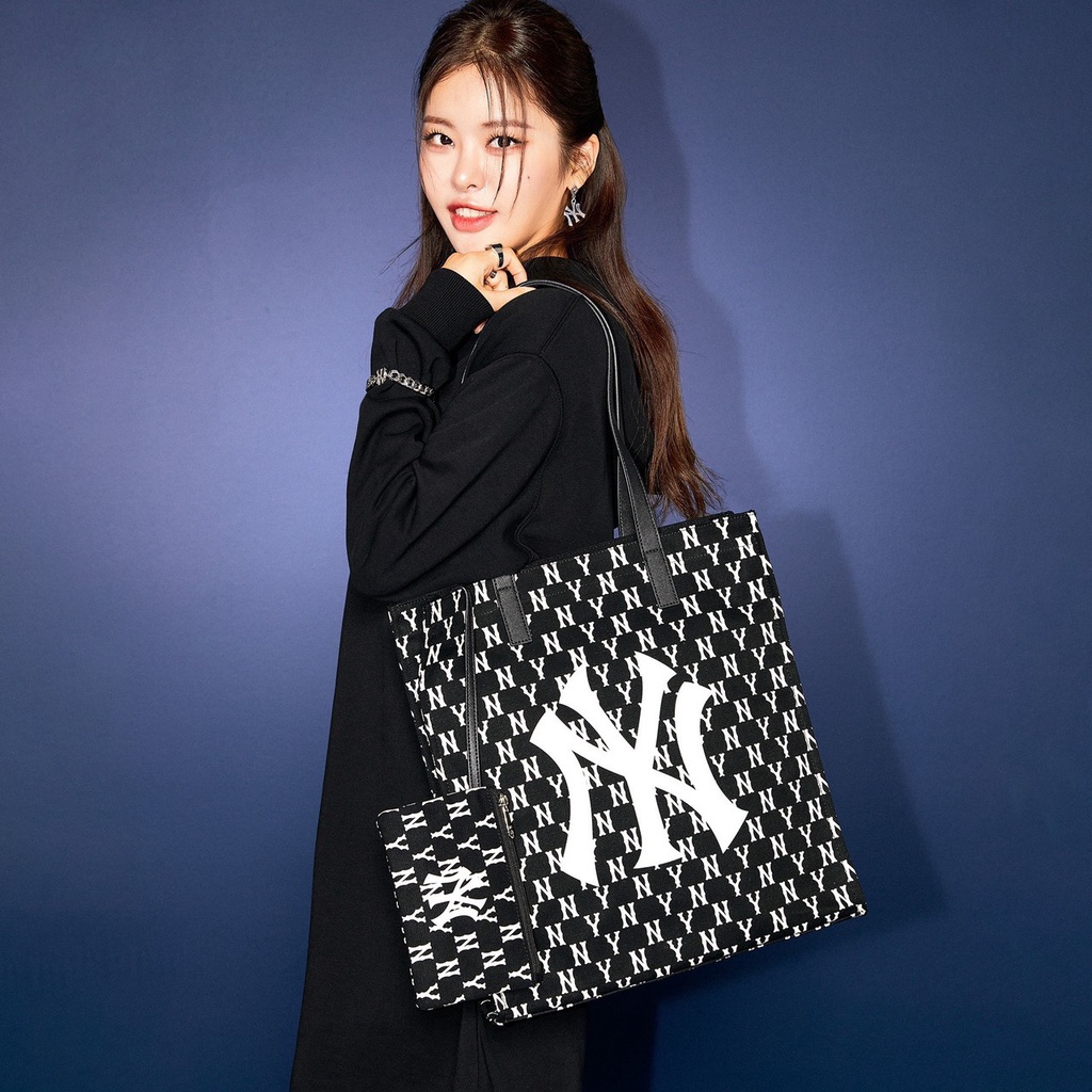 (HÀNG XUẤT DƯ) Túi chợ, Túi đeo vai, Tote M/L/B N/Y Monogram đen HÀNG T-Q-X-K Chuẩn Xịn Sát Gốc nhất