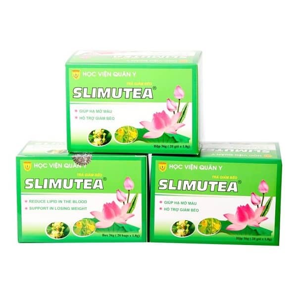 Trà lá sen Slimutea Học viện Quân Y- Hộp 20 Gói