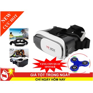 Kính thực tế ảo 3D siêu nét tặng kèm con quay xả tress.