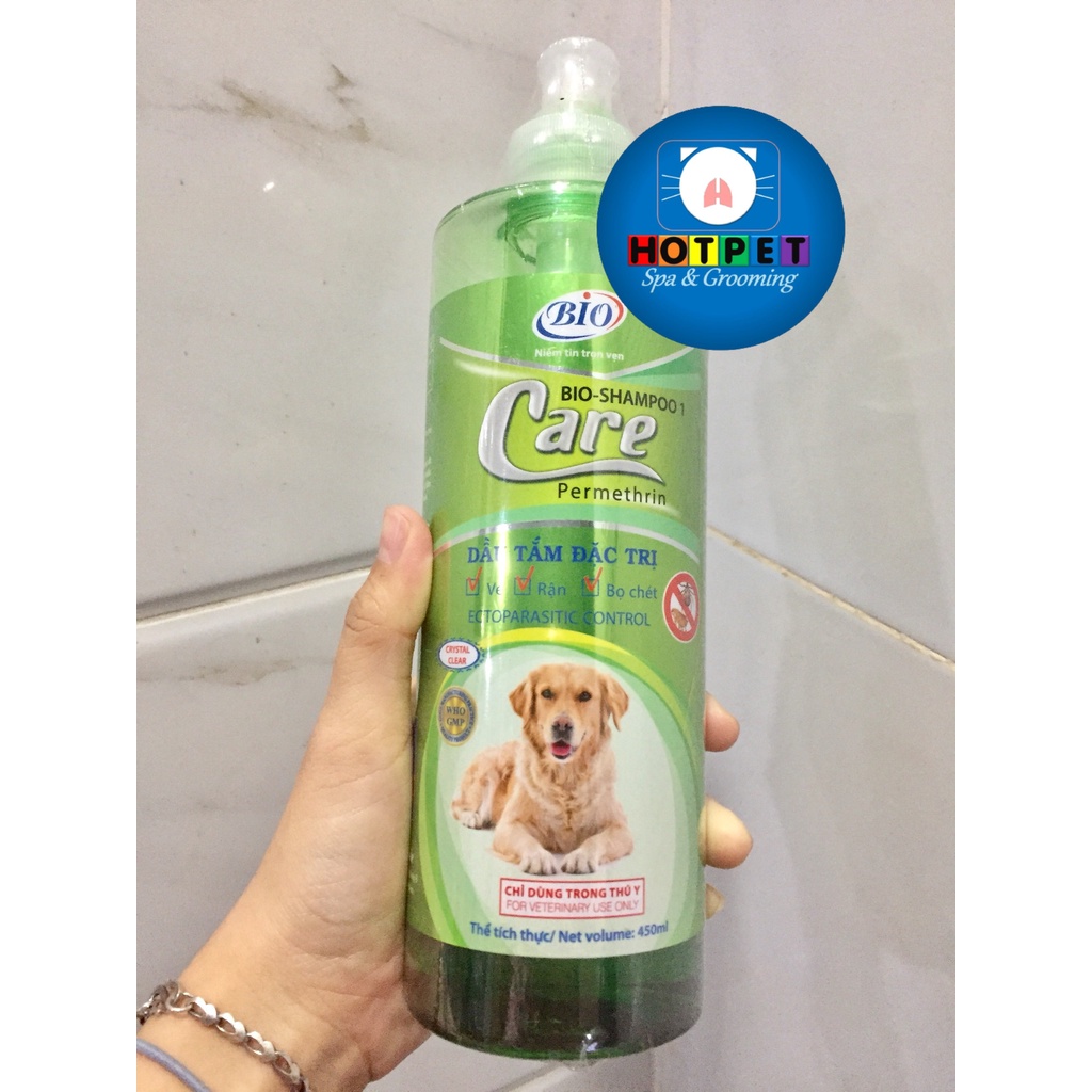 Sữa Tắm Bio Care [150 - 450ml] - Diệt Ve Rận, Bọ Chét, Khử Mùi Chó Mèo