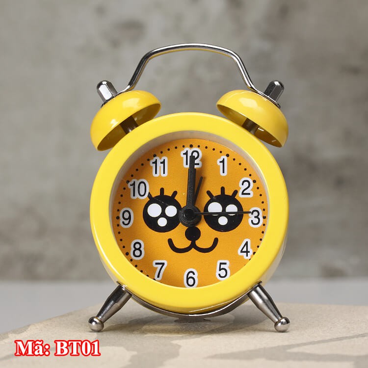 Đồng hồ báo thức mini 2 quả chuông