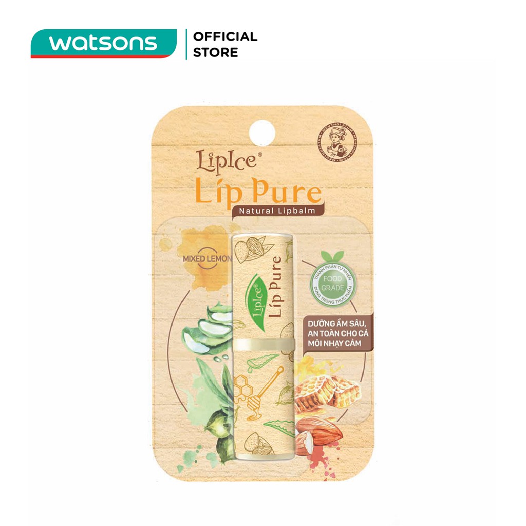 Son Dưỡng LipIce Lip Pure 4g - Hương Chanh Mơ