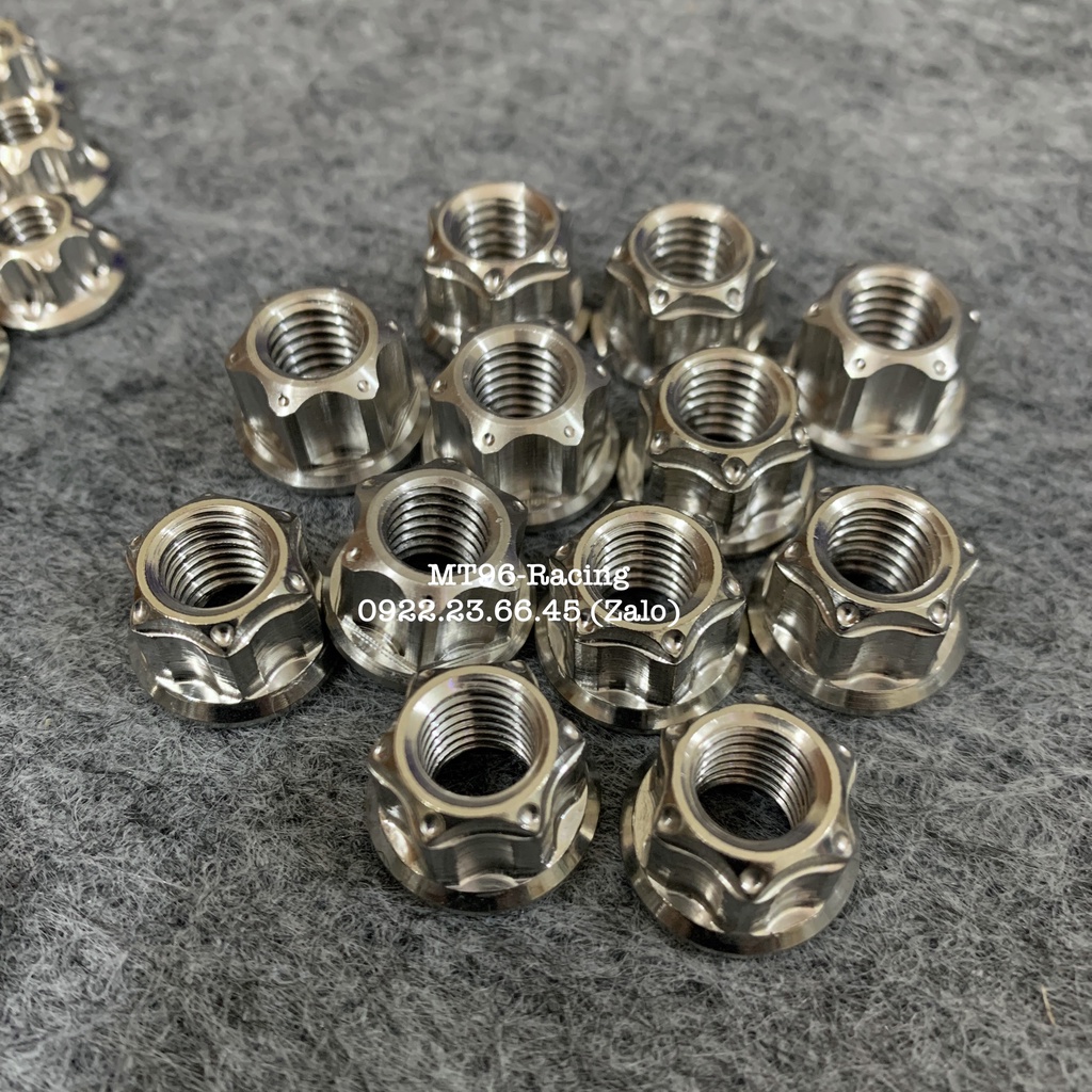 Tán Salaya Hở 6ly 8ly 10ly (6mm 8mm 10mm) Chuẩn Inox 304 Siêu Sáng Bóng