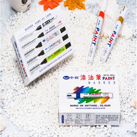 Bút sơn-Bút Repaint-Bút vẽ lốp-bút vẽ giày Sipa paint marker Sp110