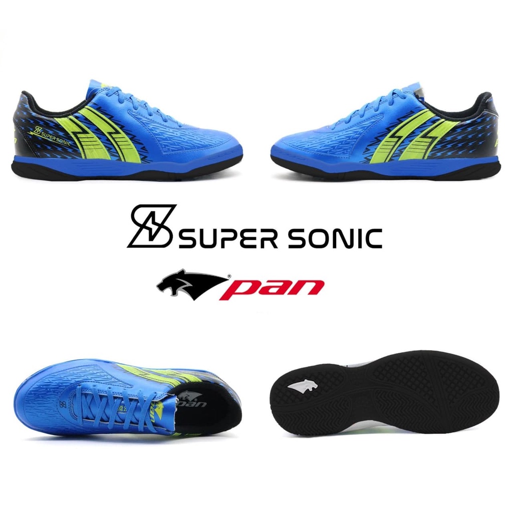 Giày thể thao, Giày bóng đá đế bằng Pan Super Sonic 2022 IC - Dungcusport , mẫu mới năm 2022