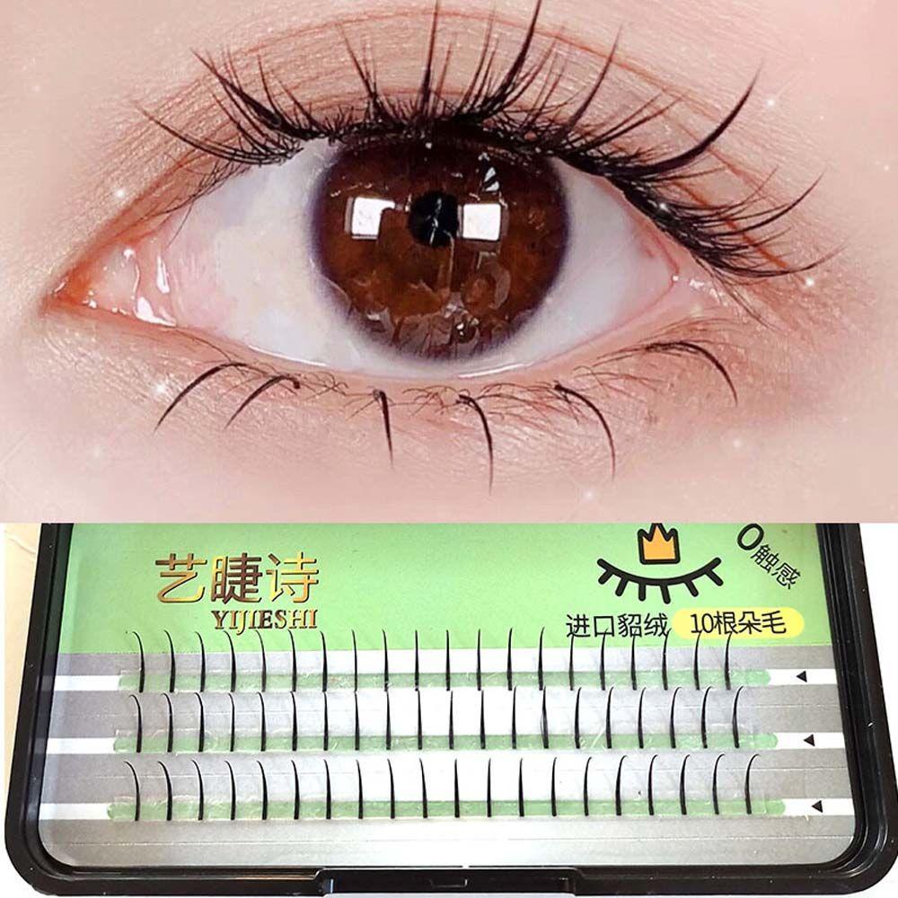 Cặp Lông Mi Giả 3D Cong Mềm Tự Nhiên Lâu Trôi Chuyên Nghiệp