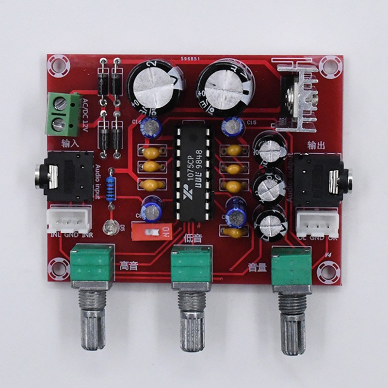 Bảng tiền khuếch đại XH-M151 Bảng điều chỉnh kỹ thuật số BBE Bảng mạch tiền khuếch đại bộ xử lý âm thanh
