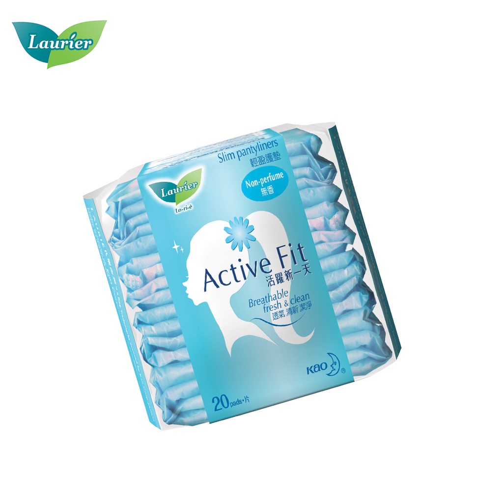 [Mã FMCGKAO52 giảm 8% đơn 250k] Băng Vệ Sinh Laurier Hằng Ngày Active Fit Không Hương / 20 miếng