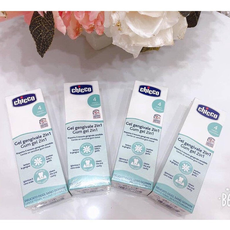 Gel bôi lợi cho bé chuẩn bị mọc răng Chicco