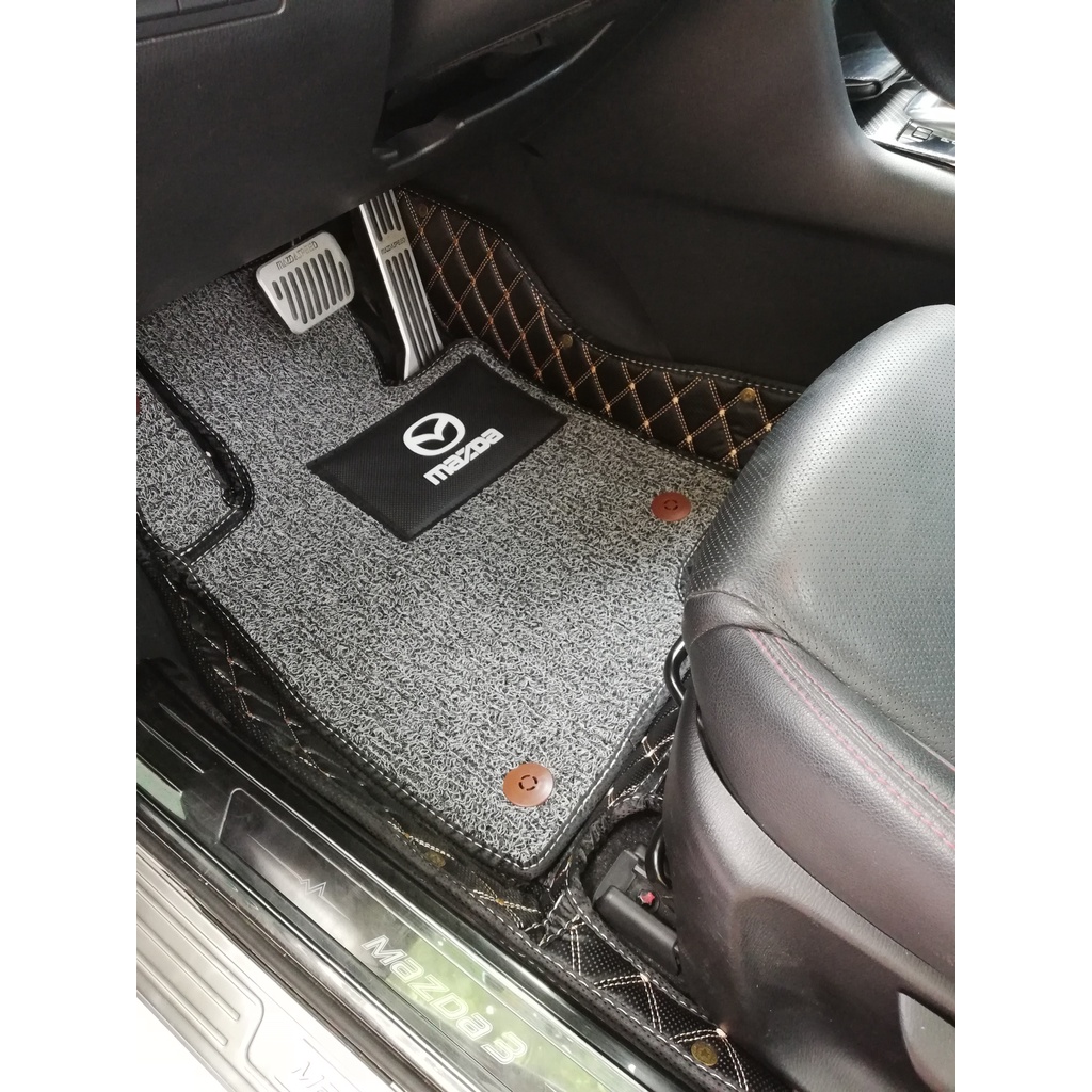 Thảm lót sàn da Pu cao cấp cho xe Mazda CX5 2014 - 2017, không mùi chống thấm nước tuyệt đối