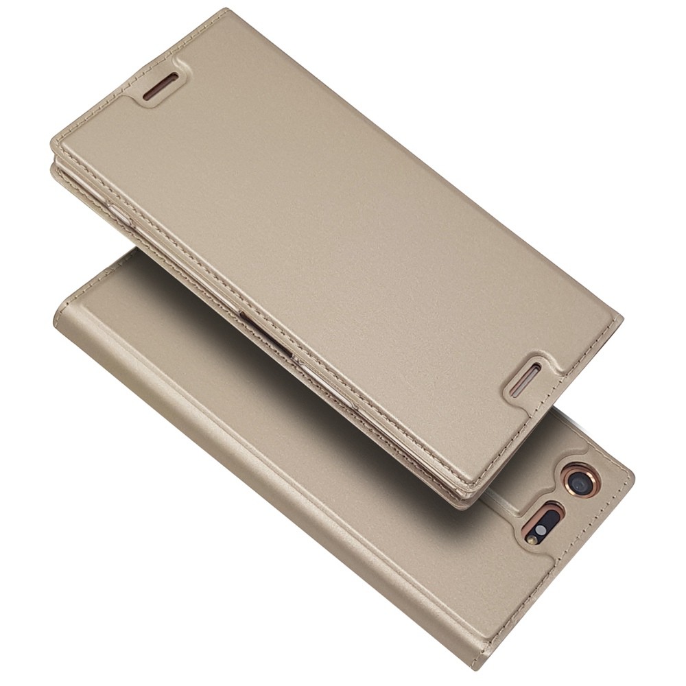 Ốp điện thoại da PU gập từ tính có chỗ để thẻ và giá đỡ sang trọng cho Sony Xperia XZ Premium G8141 Dual G8142