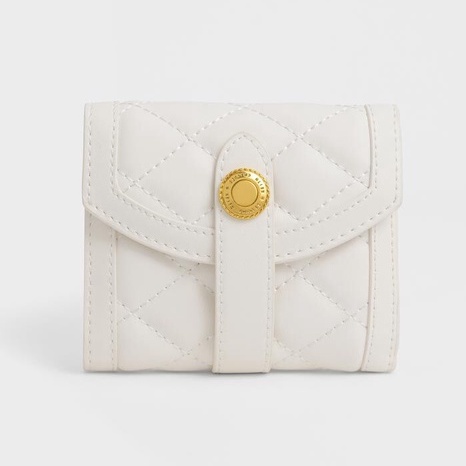 Ví ngắn nữ Charles & Keith da họa tiết sang trọng | Auth - Sing - Ảnh thật