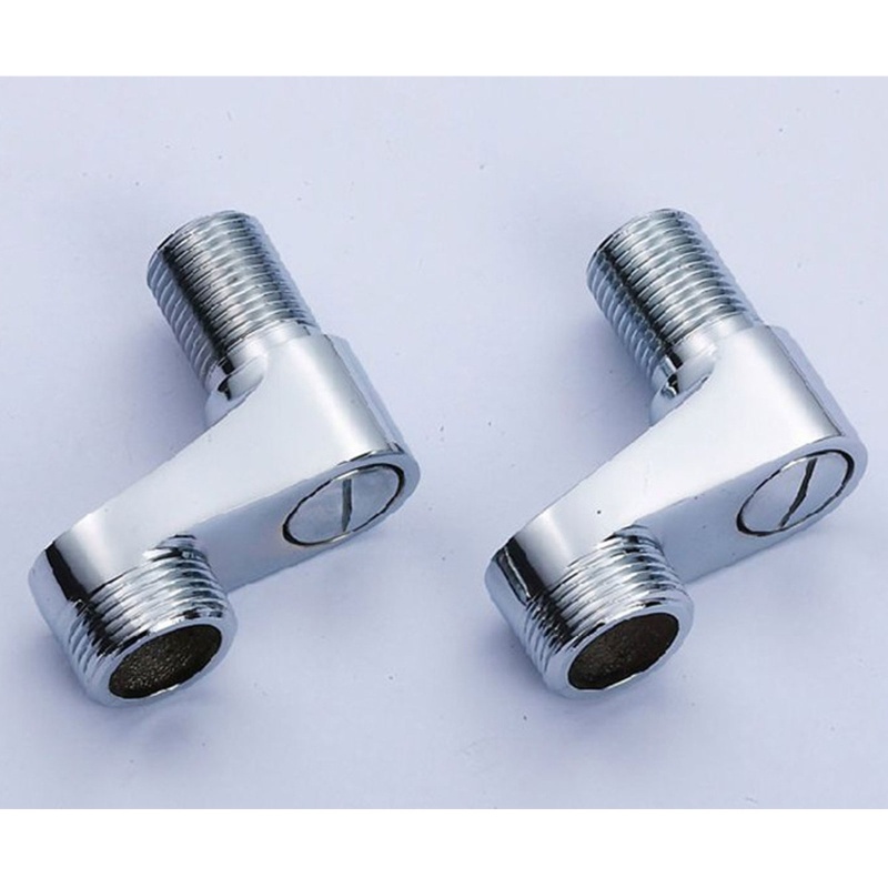 Set 2 Vòi Nước Bằng Đồng Có Thể Điều Chỉnh Góc Độ Eccentric Union Dễ Lắp Đặt