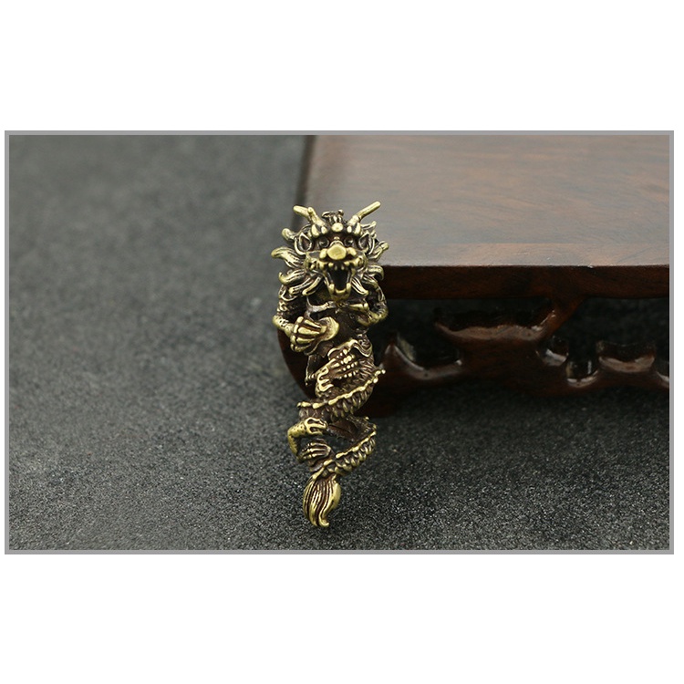 Mặt Dây Chuyền Hình Rồng Bằng Đồng Nguyên Chất