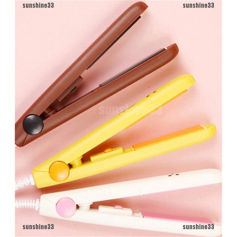 Máy Duỗi Và Uốn Tóc Mini 2 Trong 1