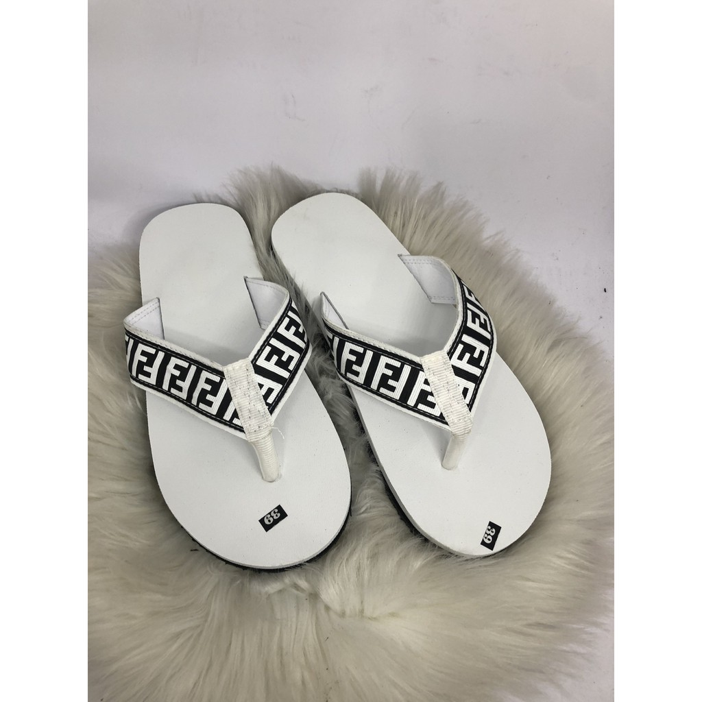 dép kẹp nam nữ sandal đồng nai ( đế trắng quai kẹp F trắng ) size từ 35 nữ đến 43 nam size khác nhắn tin để chọn thêm