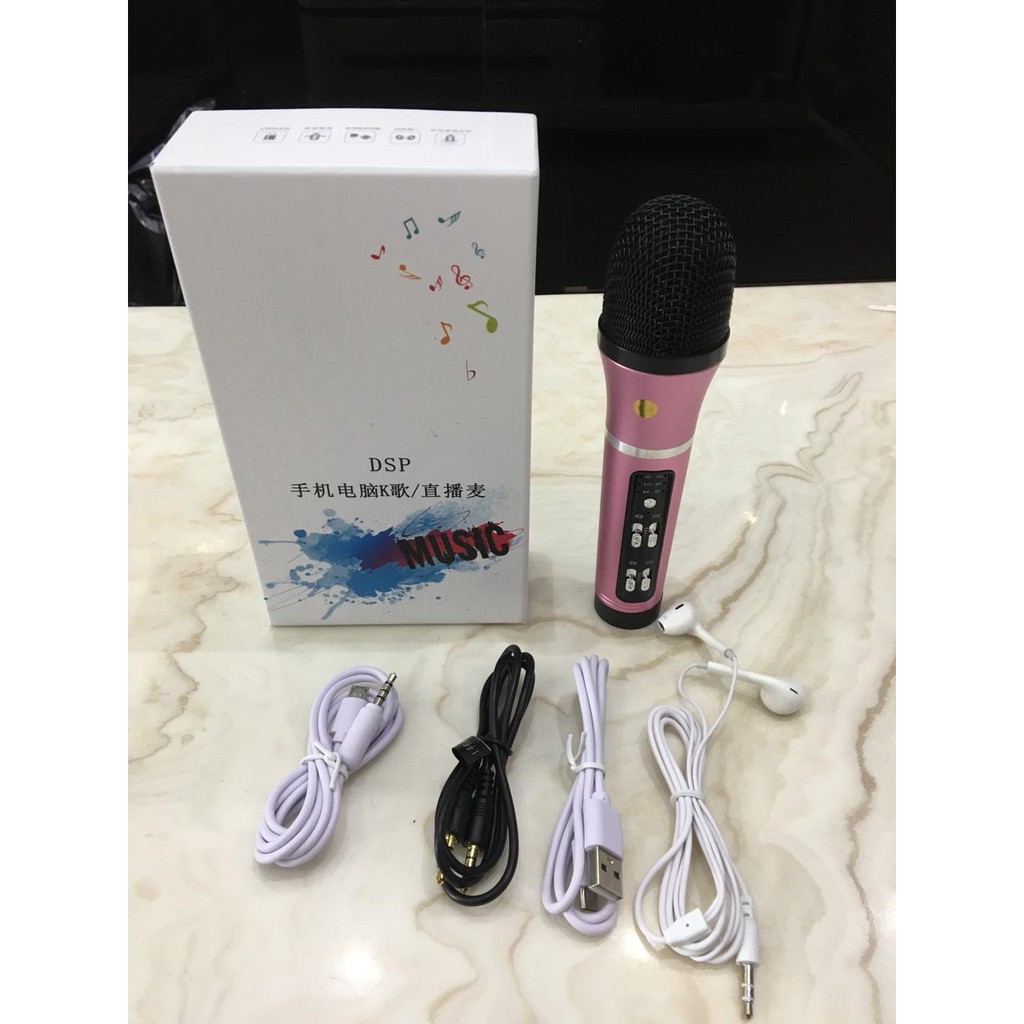 Bộ micro thu âm cầm tay đa năng livetream karaoke C7,C11,C16,C25