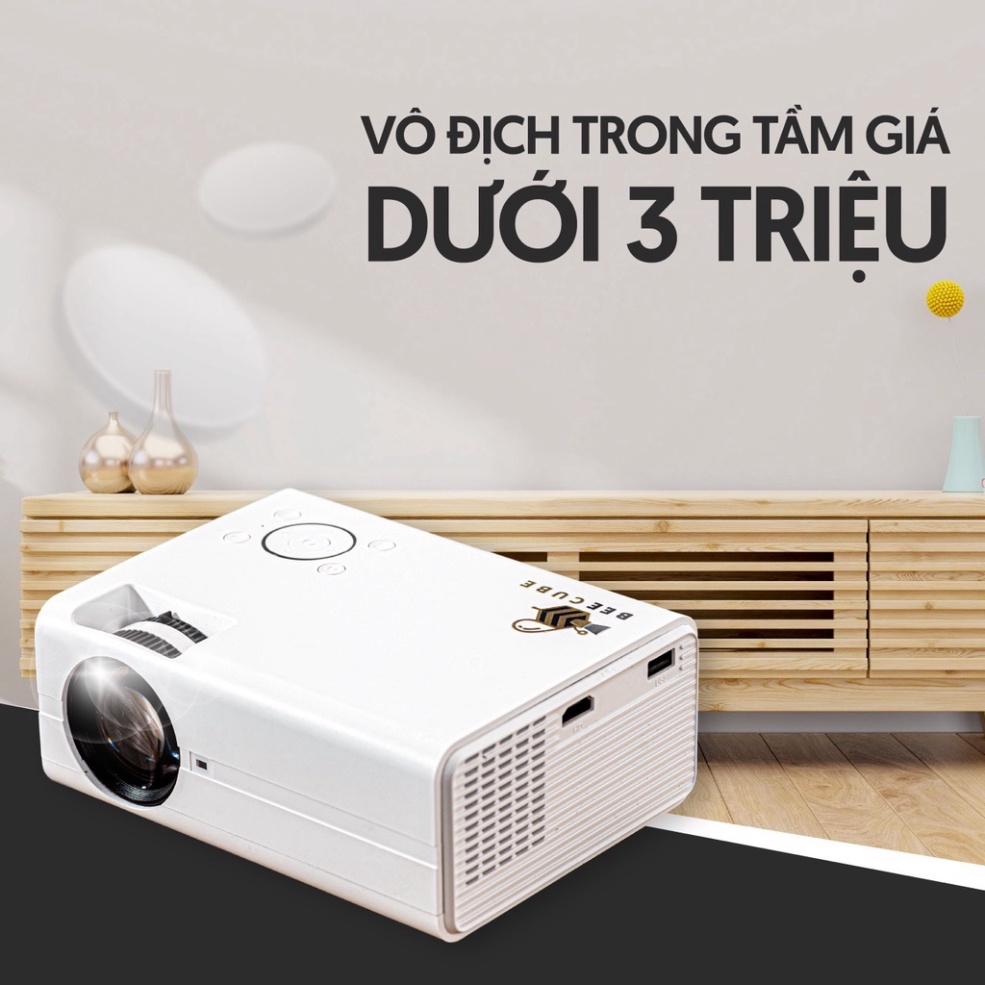 Máy Chiếu Phim Mini Beecube X1 Độ Phân Giải HD- Bảo Hành Chính Hãng 12 Tháng