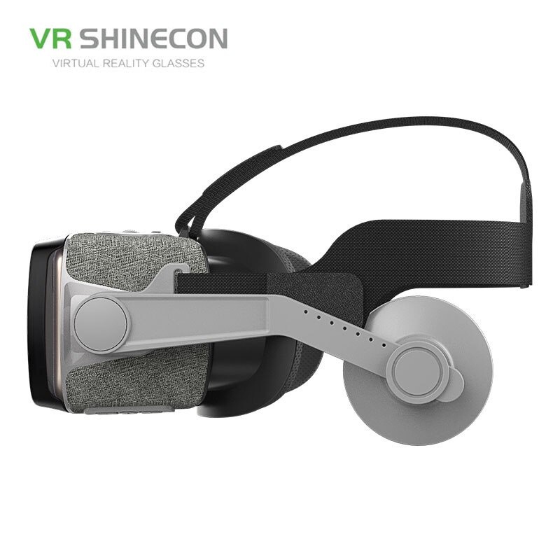 Kính Thực Tế Ảo VR Shinecon G07E/K0 - Bluelens: Hỗ Trợ Màn Hình 6.5inch Có Tai Nghe