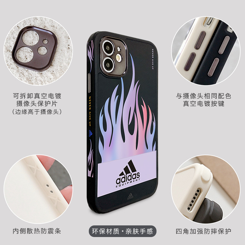 Ốp điện thoại in Adidas chống rơi cho Iphone 12 Pro Max 11 Pro Max X Xs Max Xr 7 8 7 8 Plus | BigBuy360 - bigbuy360.vn