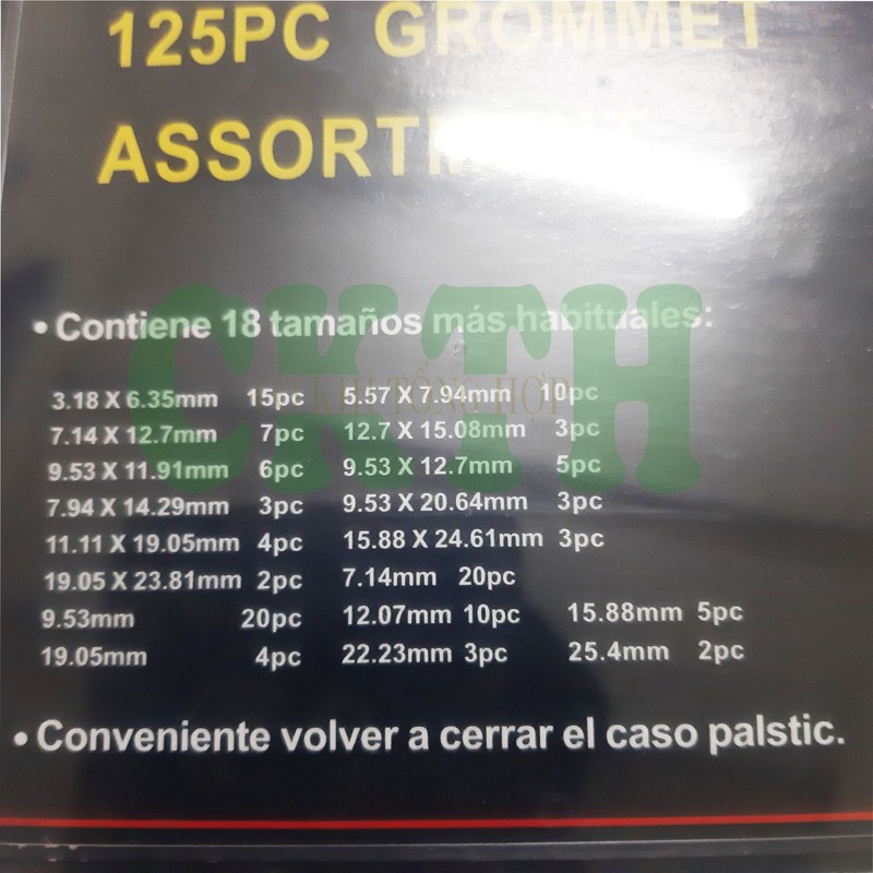 Gioăng Cao su, Vòng Đệm Cao Su, Bộ Vòng Đệm Cao Su 125 PC