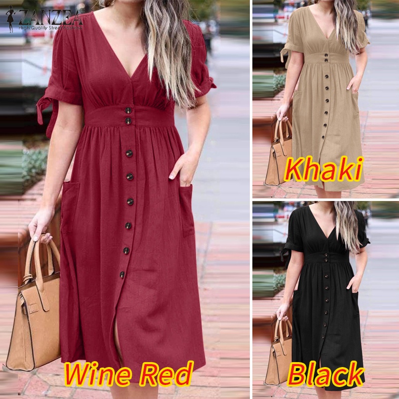 Zanzea Thắt Lưng Nữ Màu Trơn Phong Cách Châu Âu