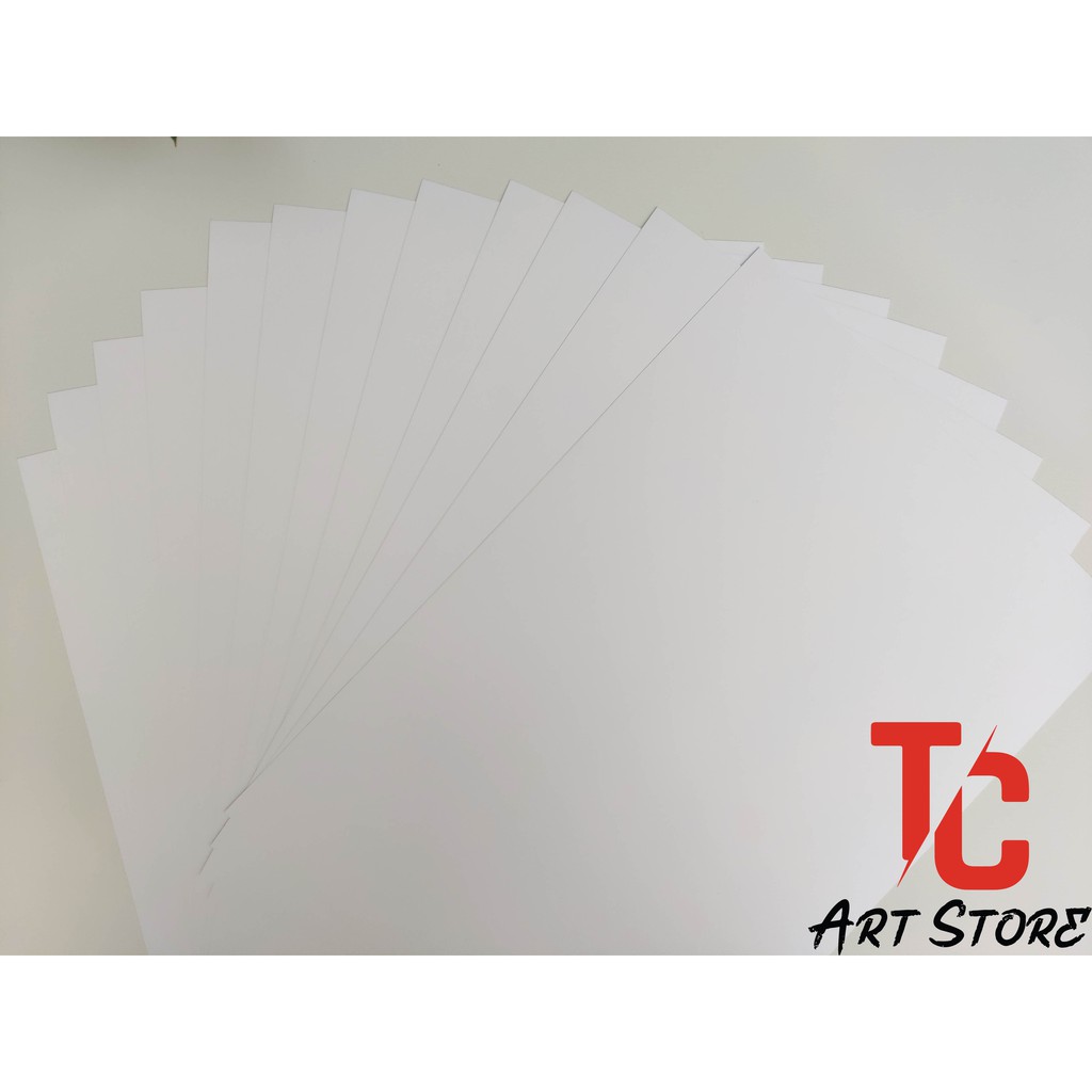 [TC Art Store] Giấy Roki Vẽ Truyền Thần Khổ A3, A4 - 2 Mặt Trắng 180gsm