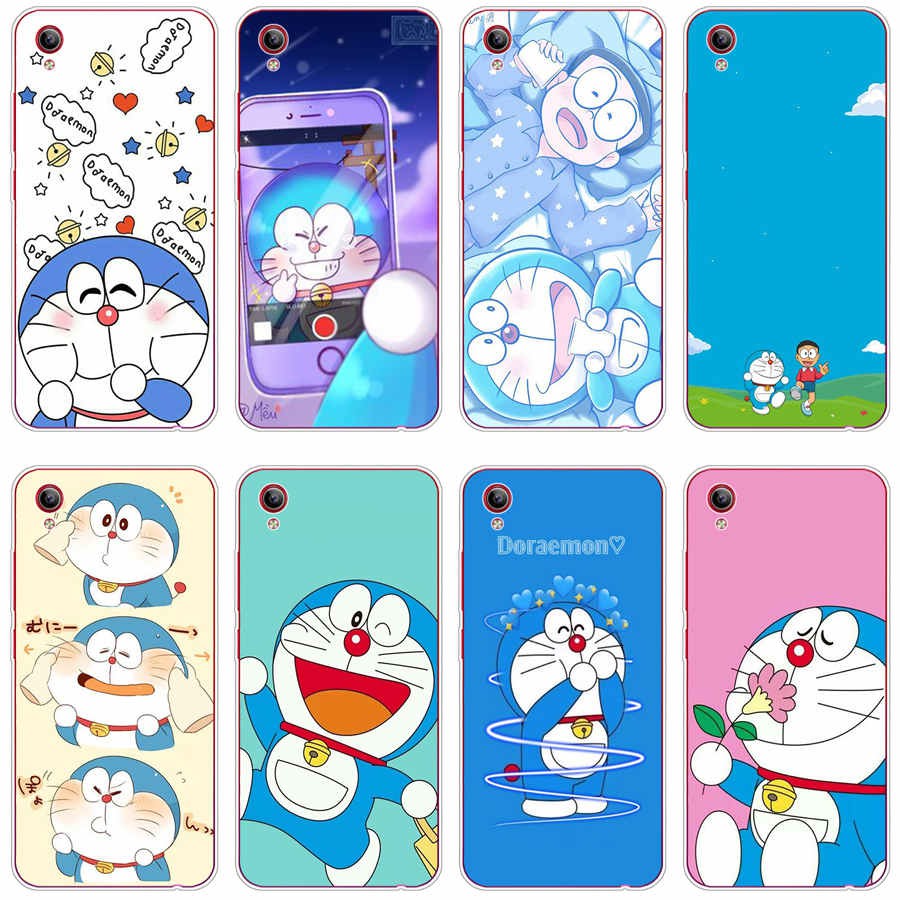 DORAEMON Ốp Lưng Bảo Vệ Điện Thoại In Hình Doremon Cho Vivo Y53 Y55 Y91 Y91C S1 2019 S1 Pro