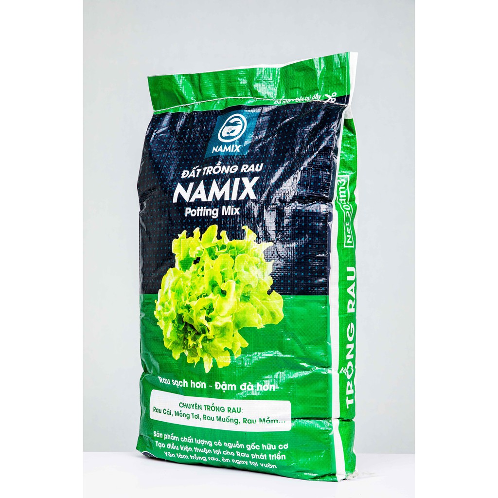 Đất trồng cây đa dụng cao cấp - Đất sạch cao cấp Namix trồng hoa potting soil bao 20L/ đất trồng rau cao cấp Namix 20L