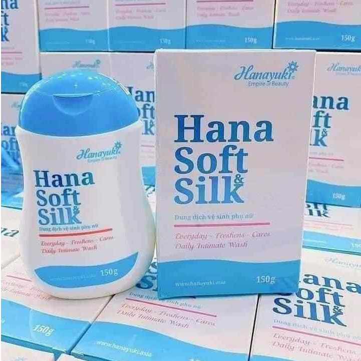 Dung dịch vệ sinh Hana Soft &amp; Silk siêu se khít , khử mùi 150g