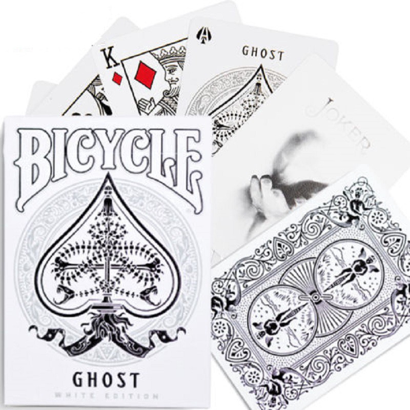 Bộ Bài Bicycle Ghost White Legacy Edition Playing Cards, Di Sản Phiên Bản Ma ...